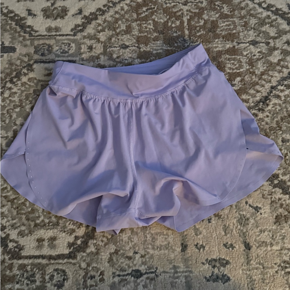 Lavender Lululemon Fast and Free shorts